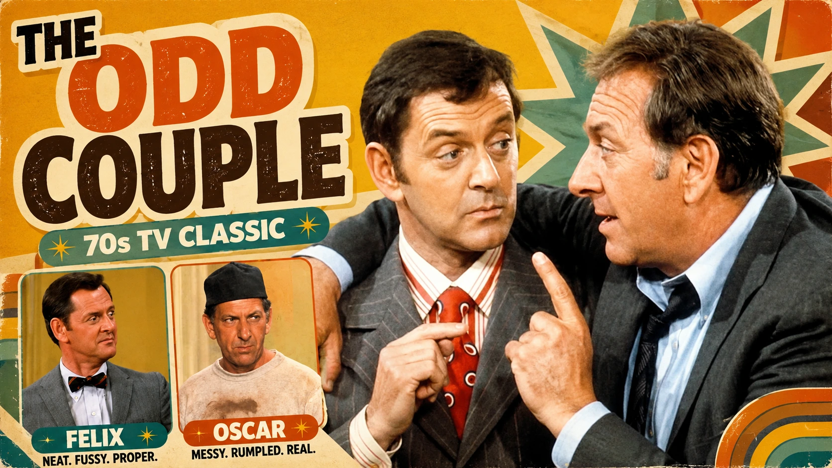 The Odd Couple and Television’s Perfect Mismatch