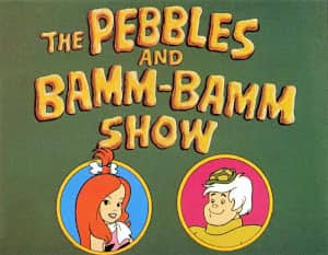Pebbles and Bamm-Bamm as teenagers in The Pebbles and Bamm-Bamm Show