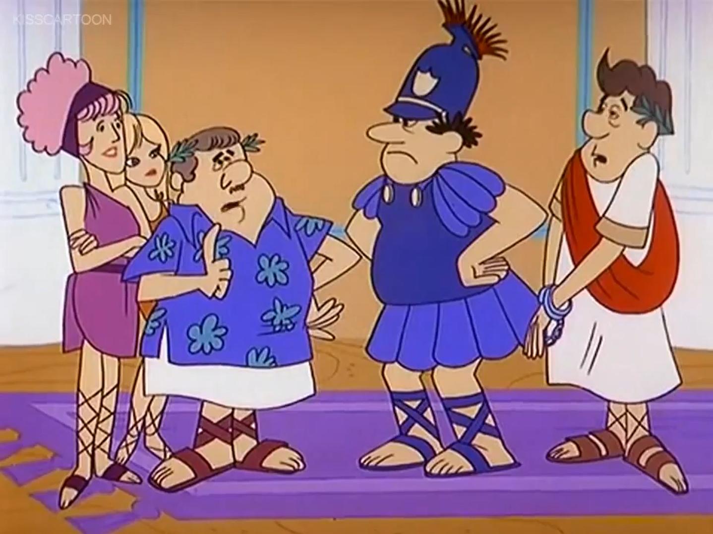 The Roman Holidays animated family from 1972