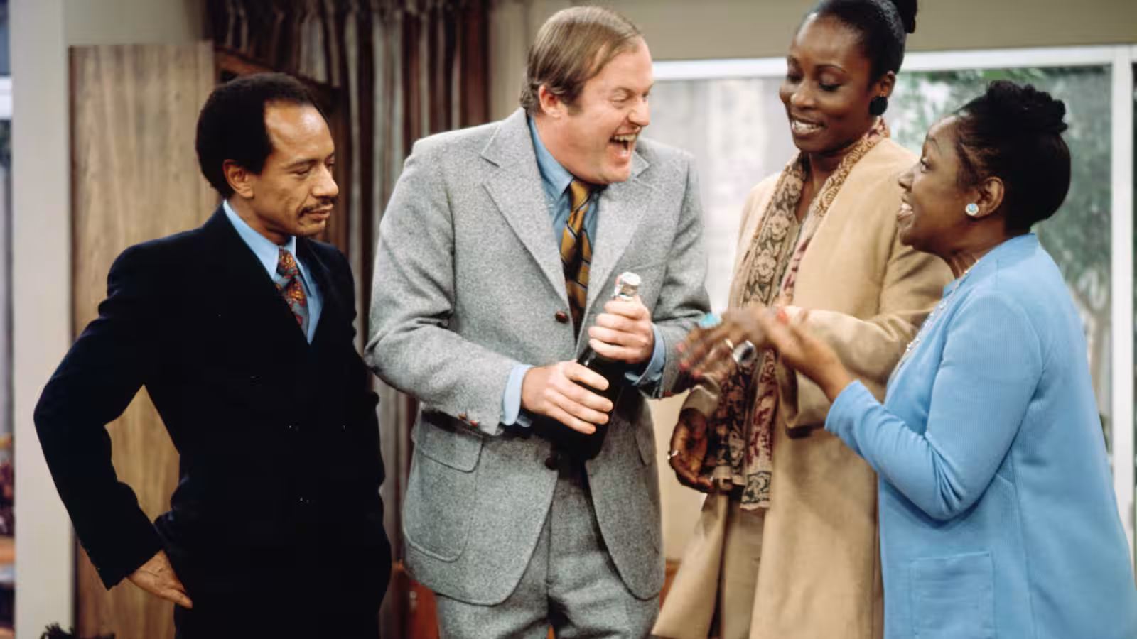 Tom and Helen Willis with George and Louise Jefferson