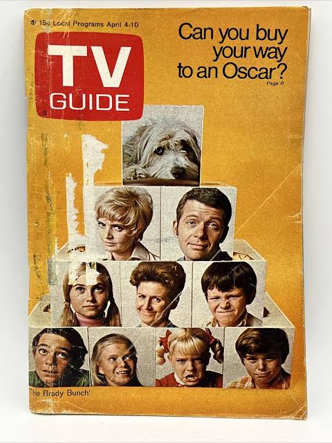 Vintage TV Guide cover featuring a major 1970s family program