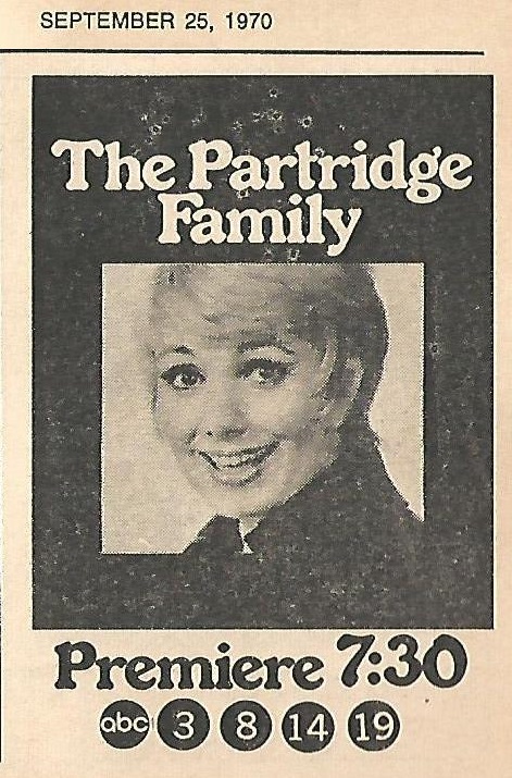 Vintage newspaper advertisement promoting a 1970s family television series
