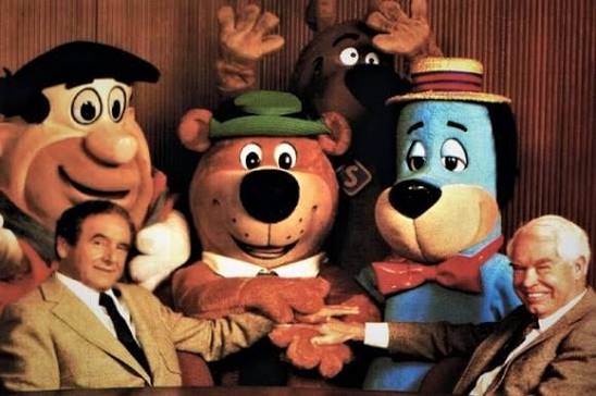 William Hanna and Joseph Barbera at their animation studio