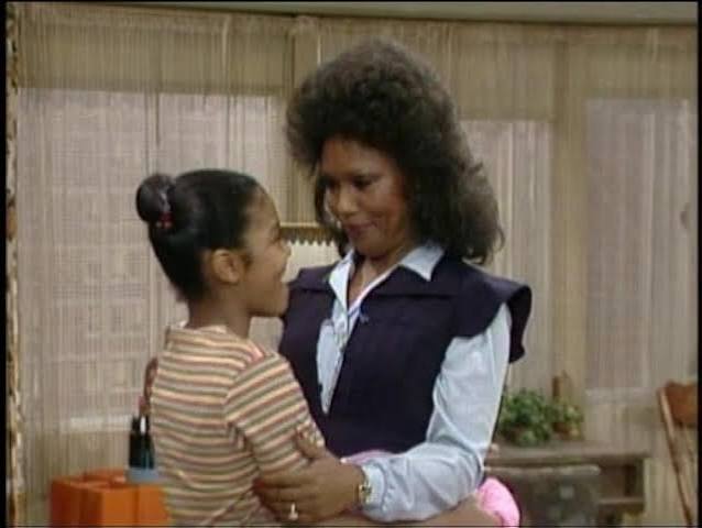 Willona Woods with Penny on Good Times