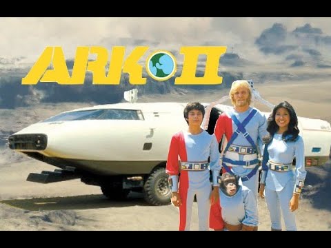 Cast and vehicle from the live-action science-fiction series Ark II