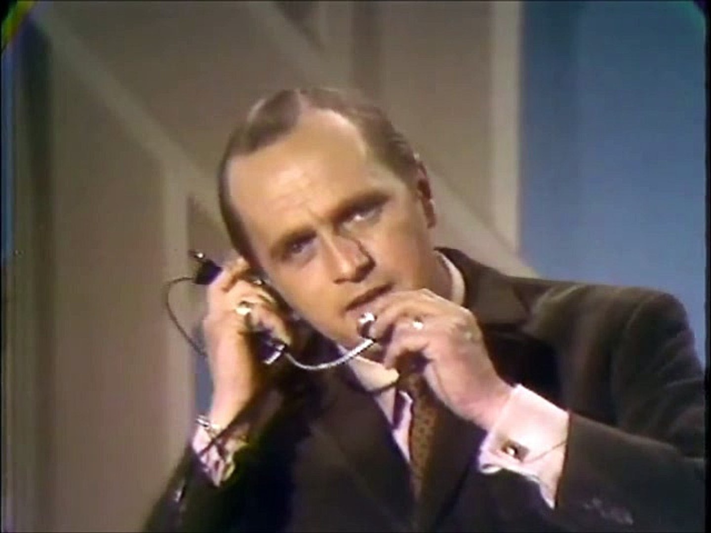 Bob Newhart performing his stand-up comedy