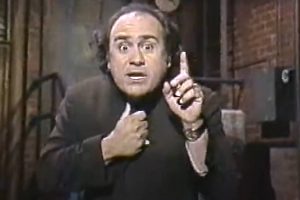 Danny DeVito during a Saturday Night Live appearance after Taxi was canceled by ABC