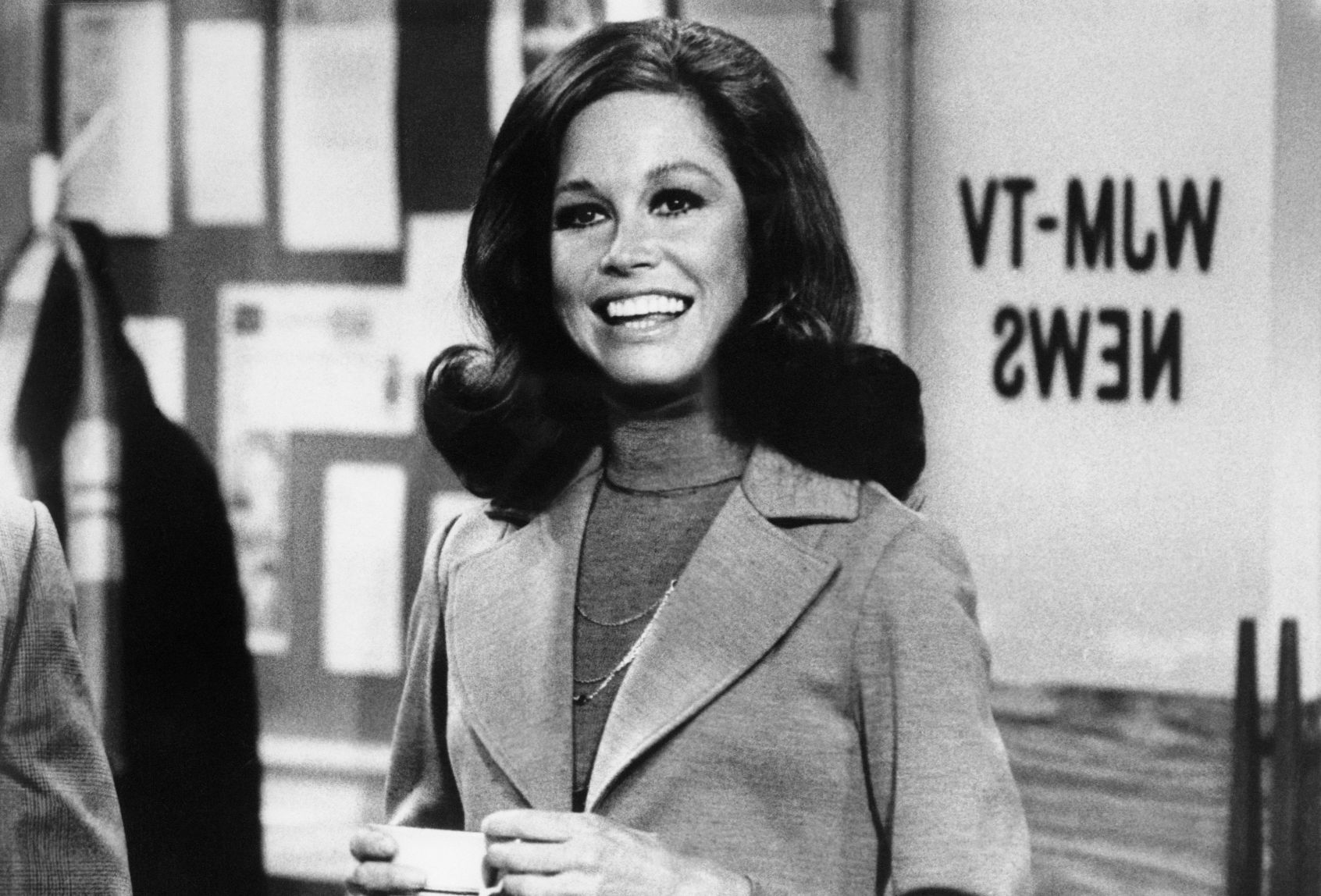Mary Richards at WJM-TV on The Mary Tyler Moore Show
