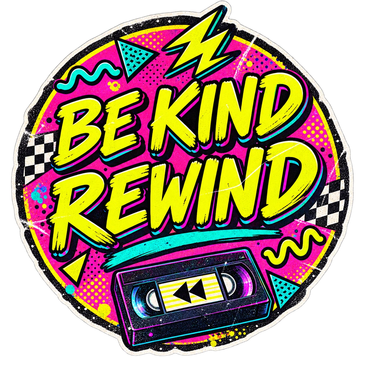 Be Kind Rewind sticker
