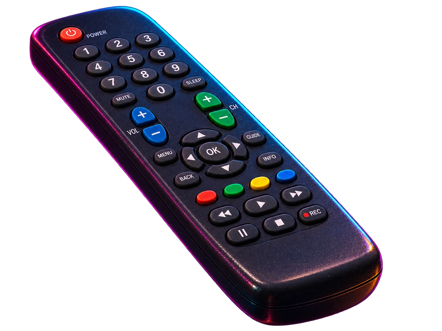 Retro television remote control