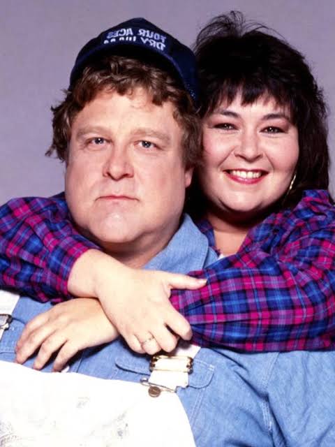 Roseanne and Dan from the 1990s sitcom Roseanne