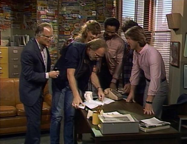 WKRP in Cincinnati episode still from Up and Down the Dial