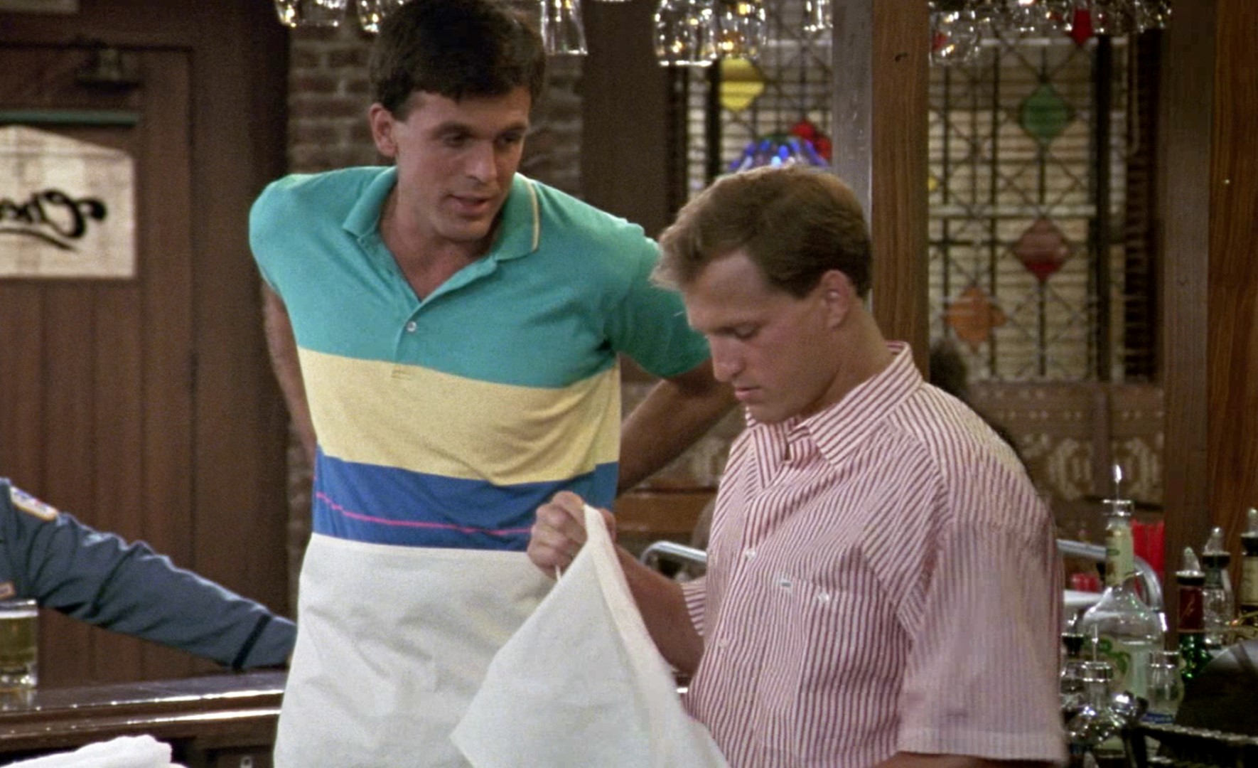 Kevin McHale in the Cheers Fouls Out episode