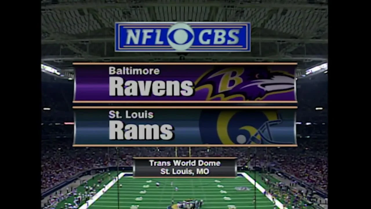 NFL on CBS late 1990s Sunday broadcast