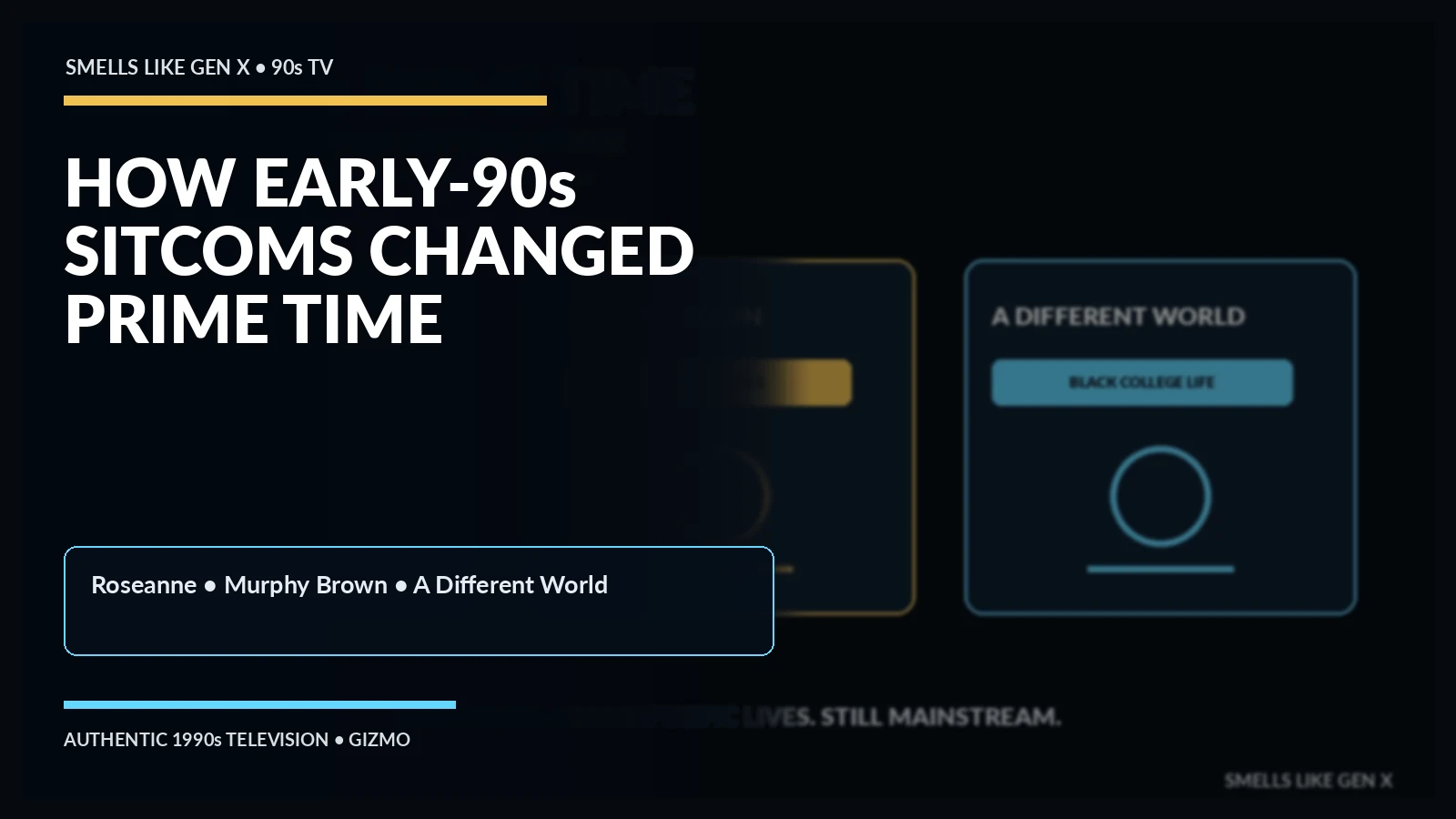 How Roseanne, Murphy Brown and A Different World Changed Early-90s Prime Time