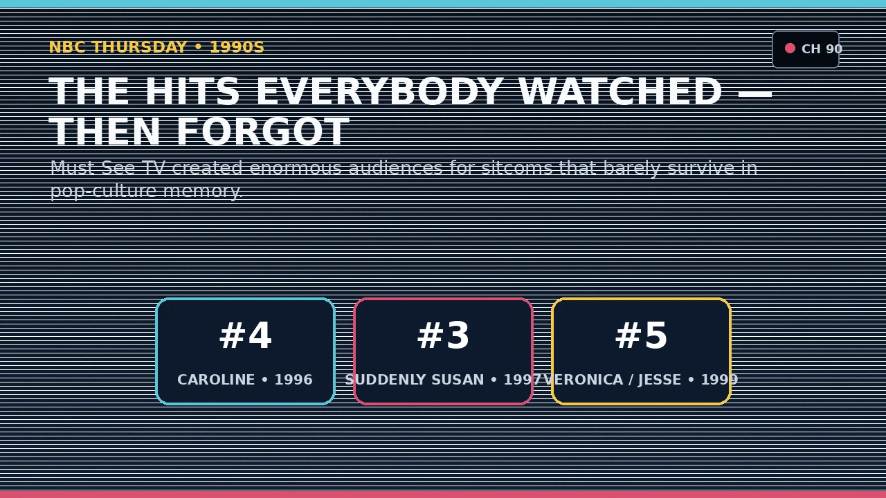 Forgotten NBC Must See TV sitcoms from the 1990s