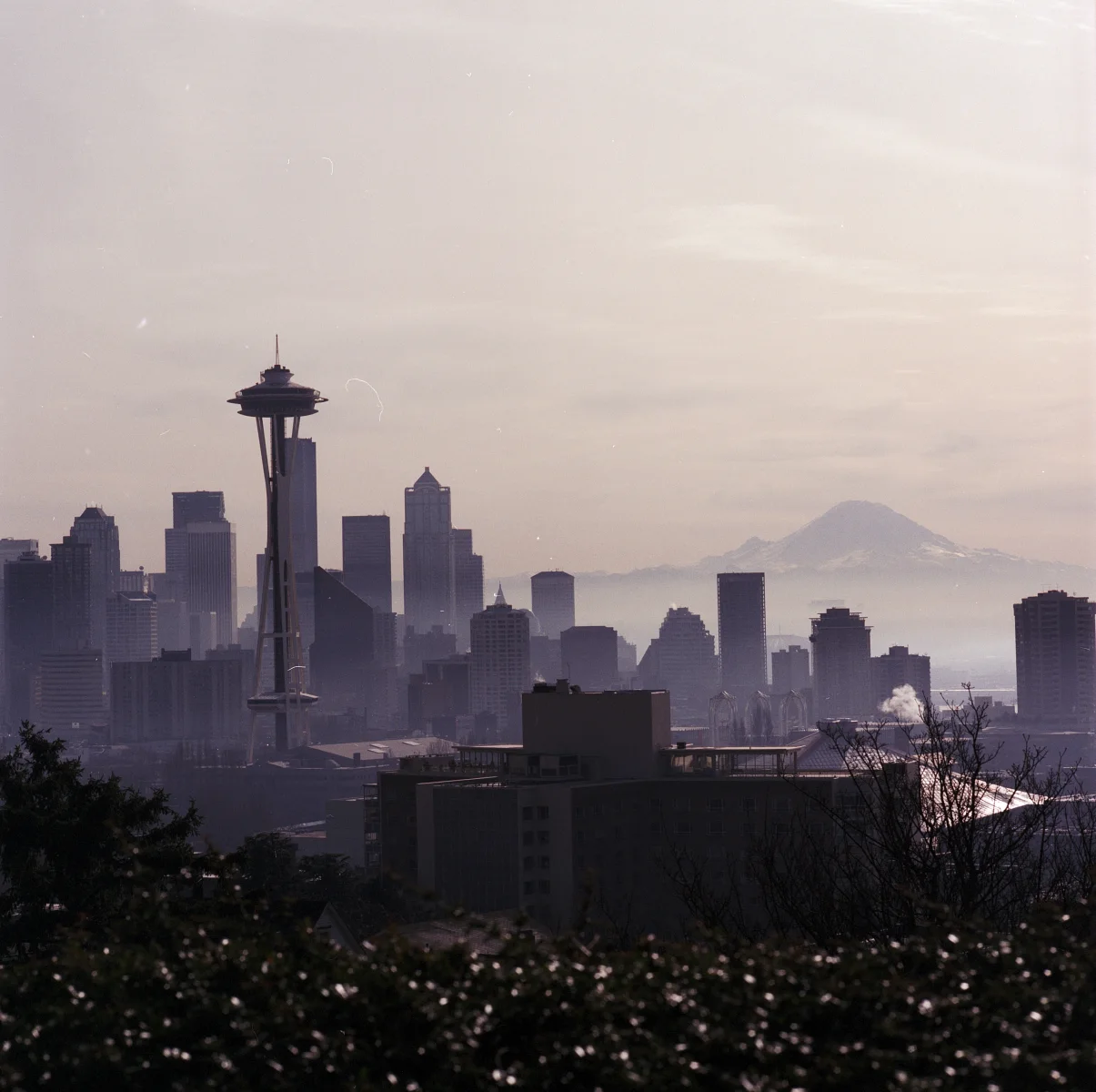Seattle skyline associated with Frasier
