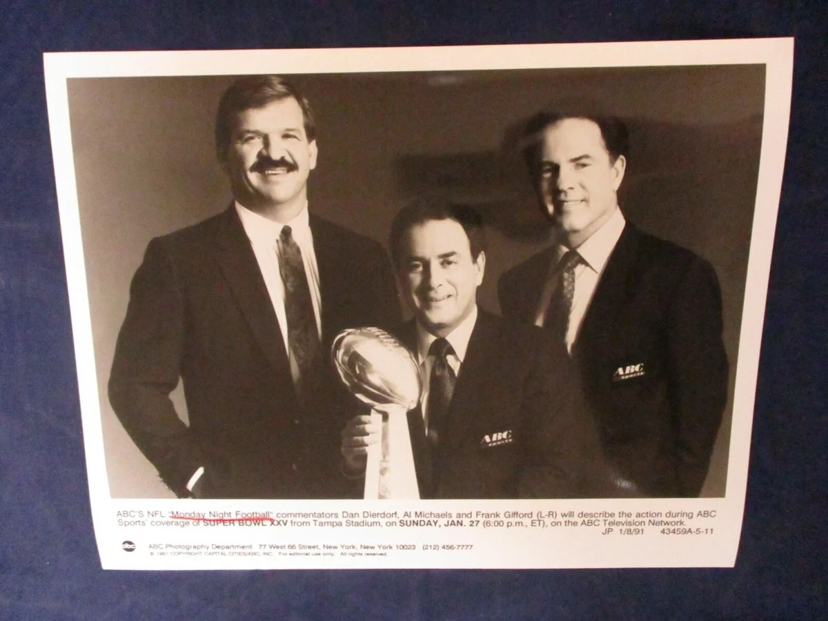 Monday Night Football announcers in the 1990s