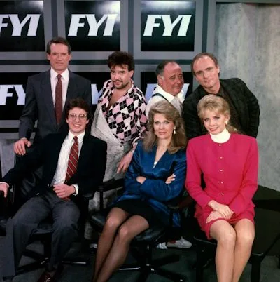 Murphy Brown cast in the early 1990s