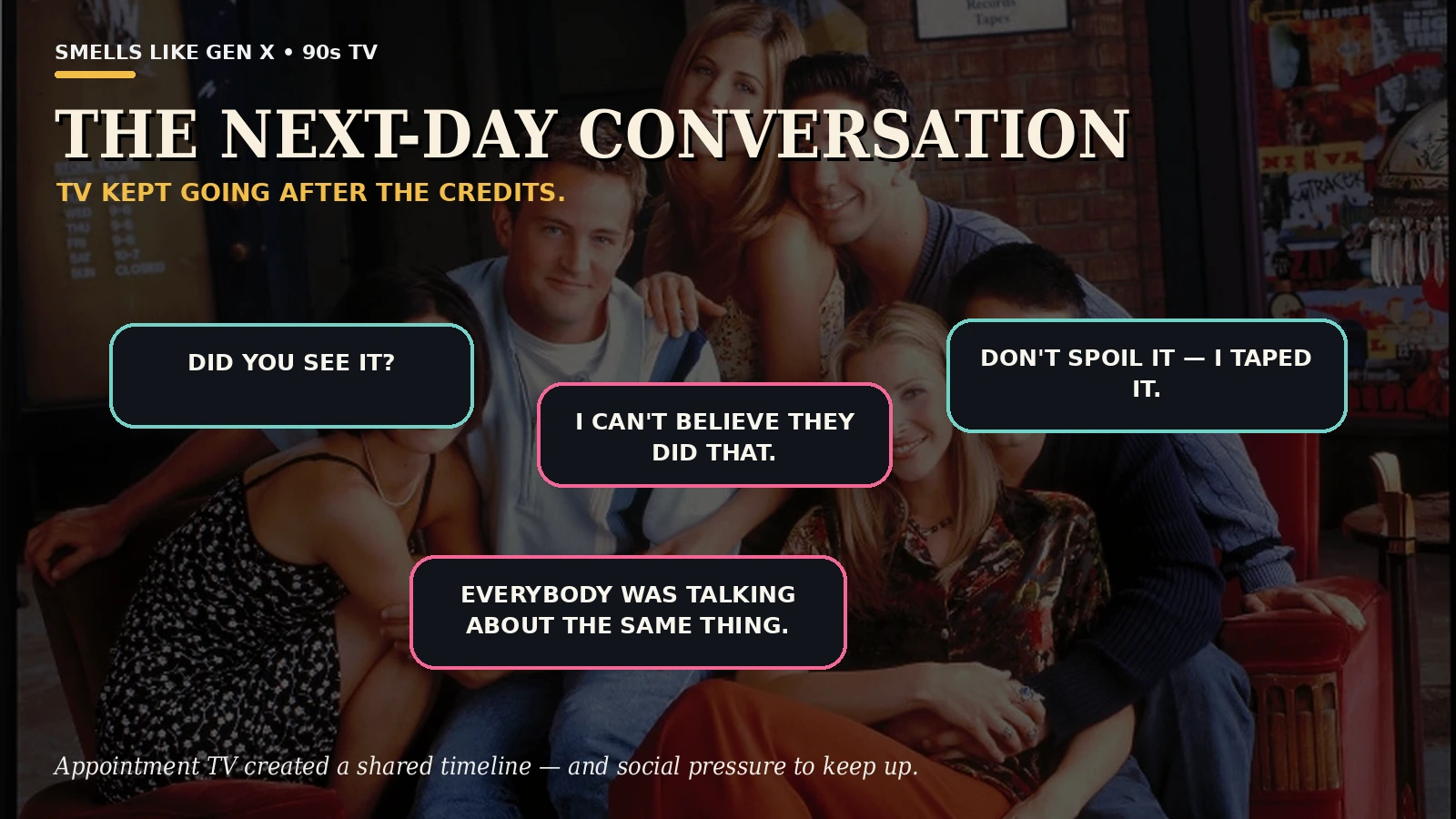 Next day tv conversation