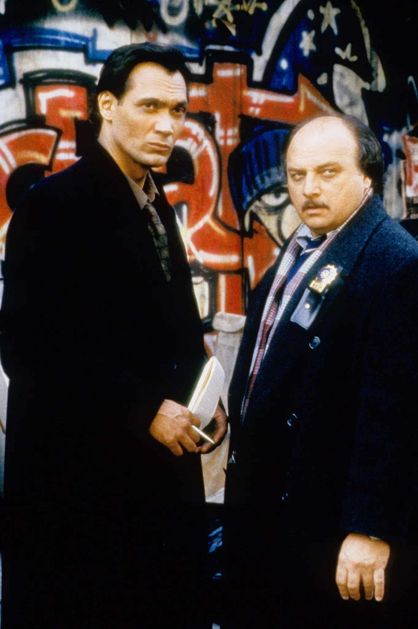 Andy Sipowicz and Bobby Simone on NYPD Blue