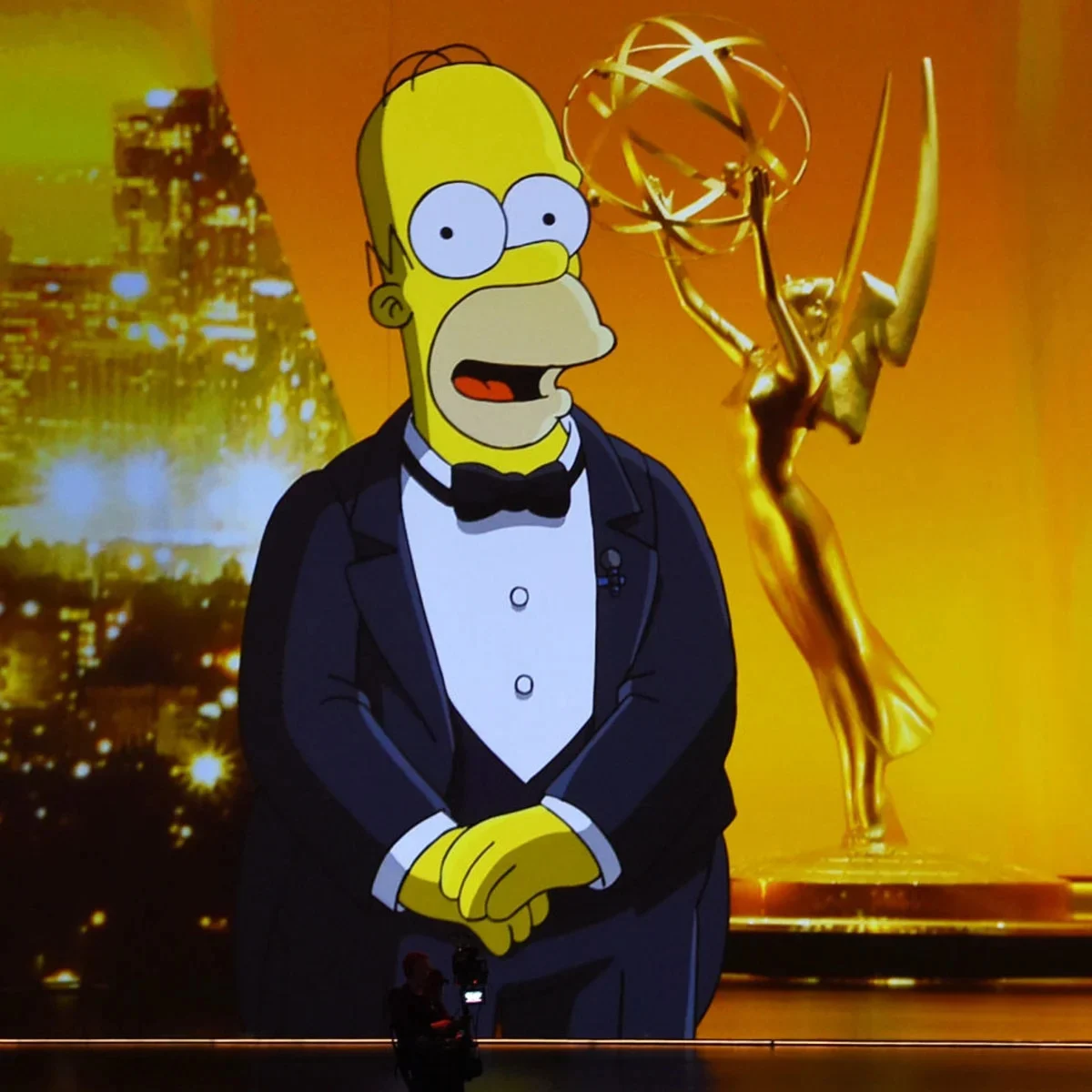 Homer Simpson Emmy promotional visual