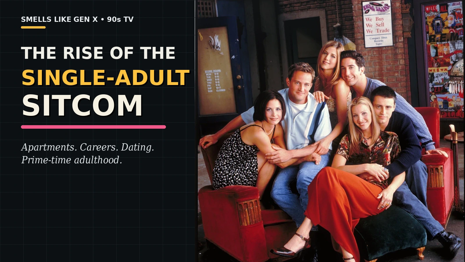 Single adult sitcoms 90s
